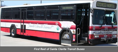 First Fleet of Santa Clarita Transit Buses